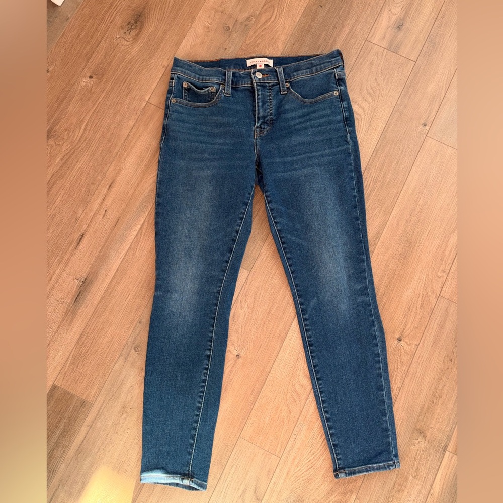 Lucky Brand Ava Mid Rise Skinny Women's Jeans size 8 short/ankle